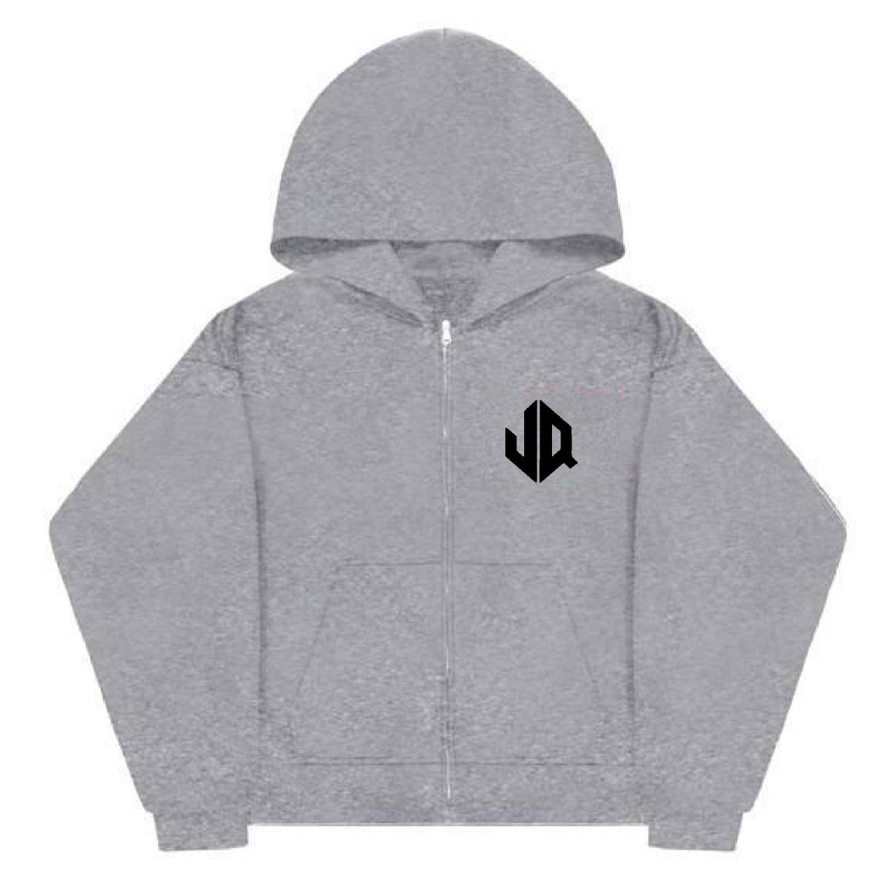 ZIP-HOODIE MNS GRAY hover